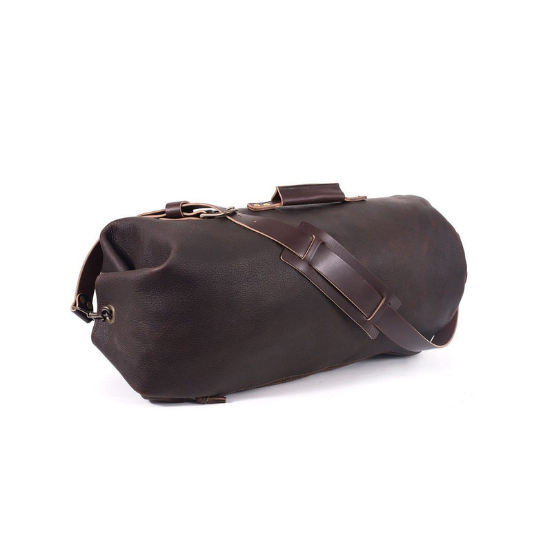 Gunnar Zippered Leather Duffle