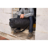 Gunnar Zippered Leather Duffle