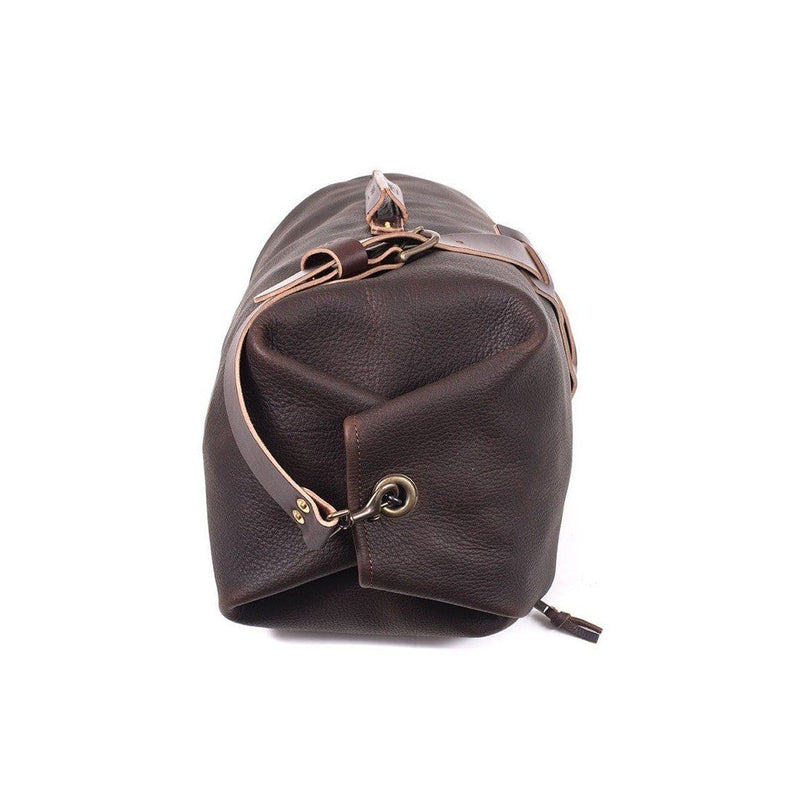 Gunnar Zippered Leather Duffle