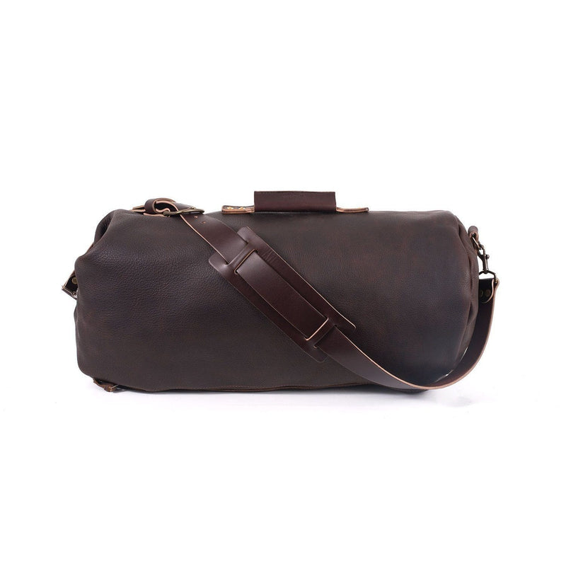 Gunnar Zippered Leather Duffle