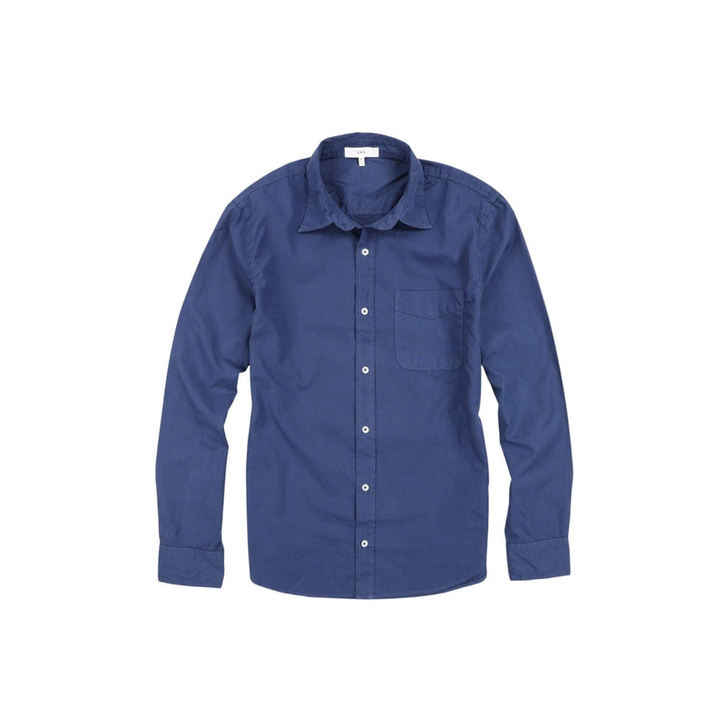 Save Khaki United Clothing Poplin Standard Shirt Indigo / Small